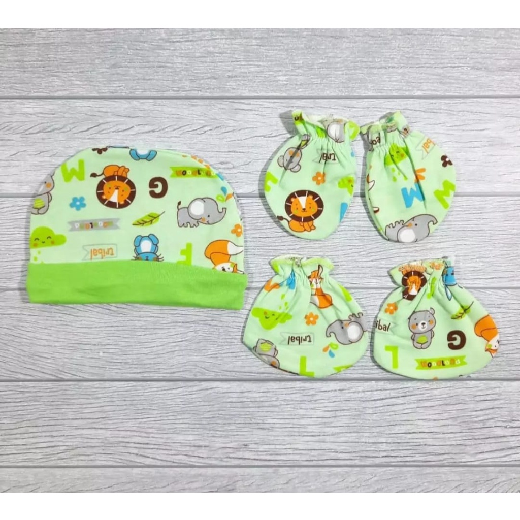 TOPI BAYI SET VINATA-TOPI SARUNG TANGAN DAN SARUNG KAKI-TOPI BAYI BARU LAHIR-TOPI BAYI NEWBORN