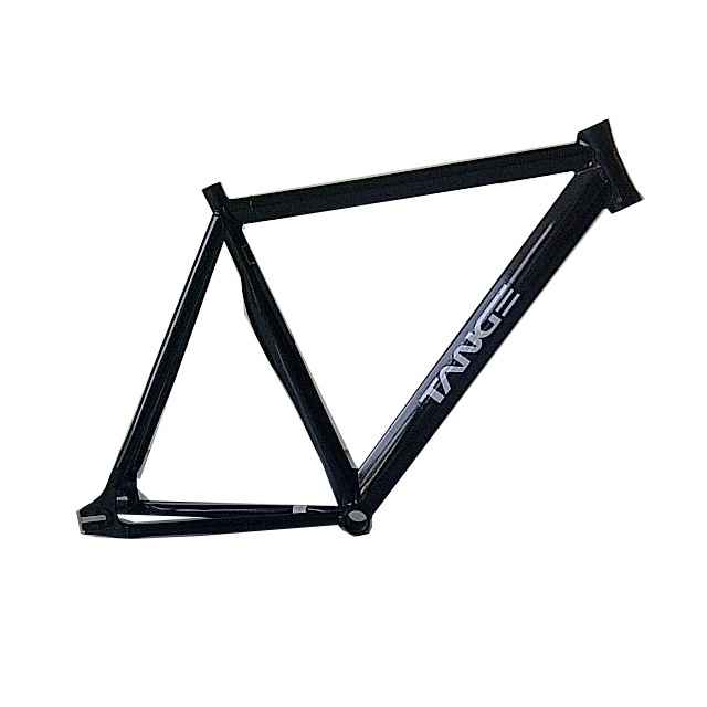 TANGE Frame Only Size 52 cm . Fixie . TANPA FORK . Warna Hitam . C-T 52 cm . ORIGINAL