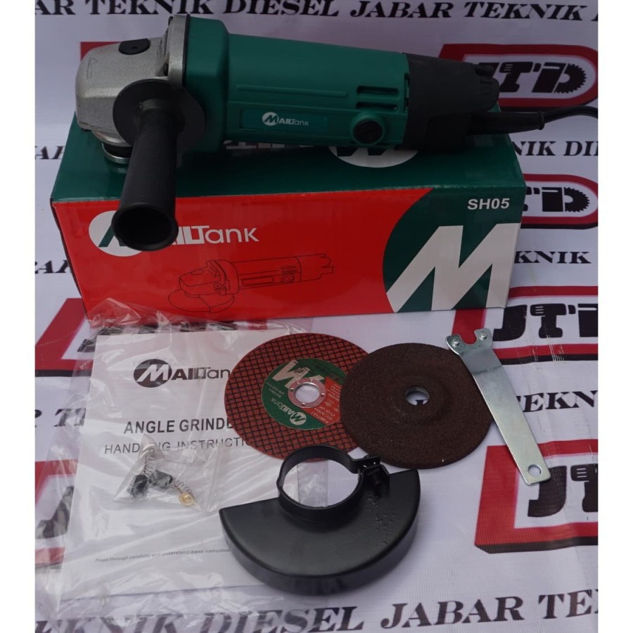 MAILTANK - Mesin Gerinda Tangan Hand Angle Grinder 600 Watt Mailtank SH05