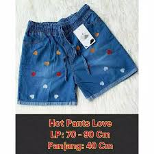 CELANA JEANS PENDEK WANITA BORDIR CANTIK ( HOT PANTS JEANS WASHED EMBROIDERY )