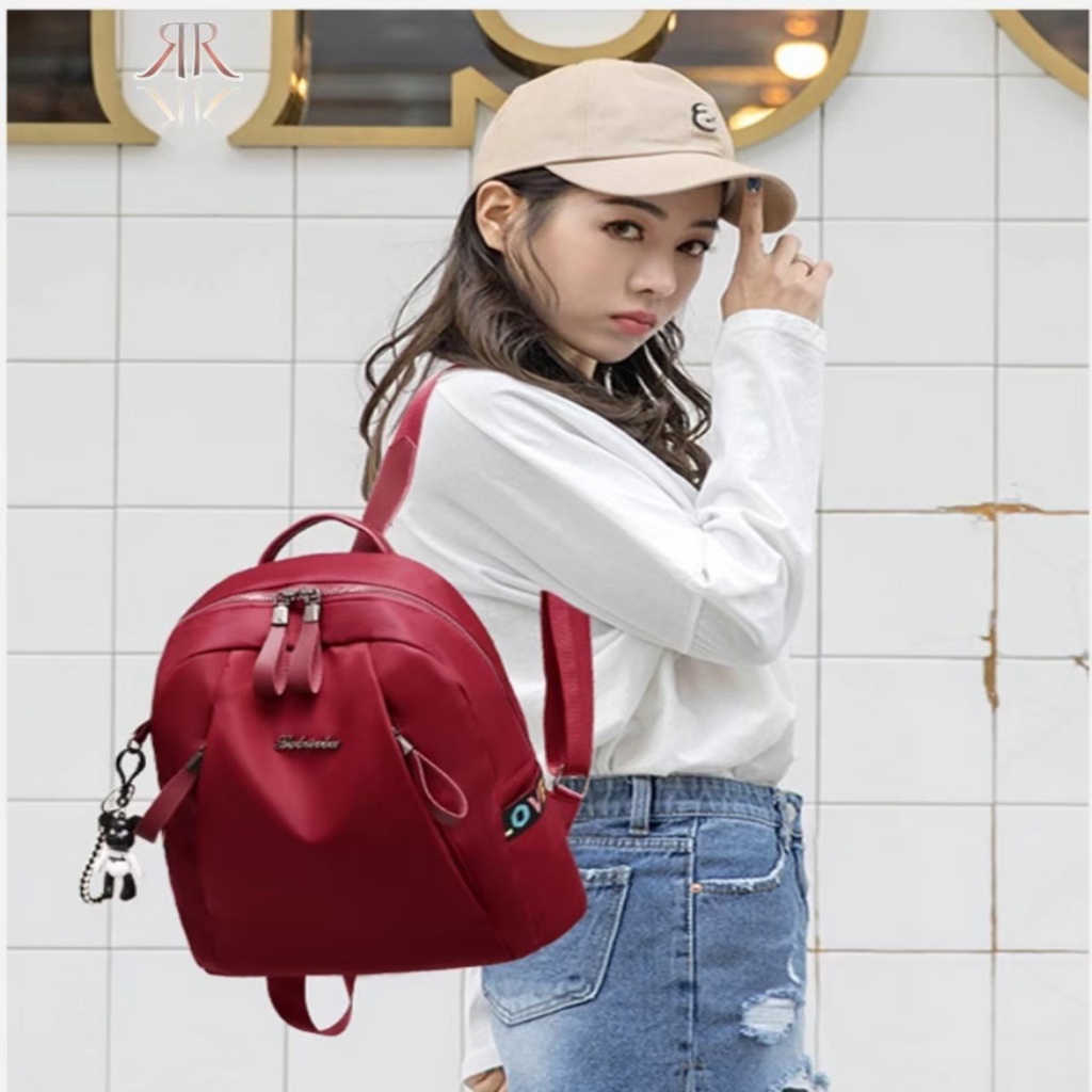 Tas Ransel Wanita Dewasa / Tas Ransel Wanita Korean Style Remaja / Tas Ransel Wanita Terbaru 2022 Kekinian / Tas Ransel Wanita Dewasa Untuk Kuliah / Ransel Wanita Kulit Lembut / Tas Mini Ransel Wanita / Tas Fashion Wanita