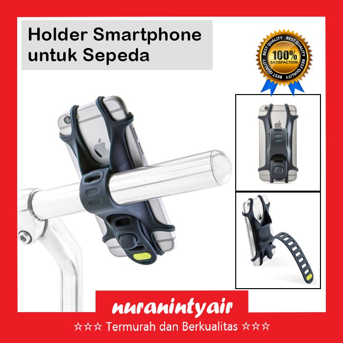 Phone Holder Sepeda / Holder HP Sepeda / Mount HP Sepeda Smartphone