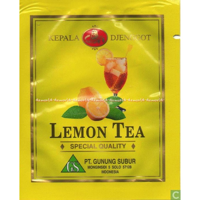 Kepala Djenggot 30gr Lemon Tea Lemon Teh Lemontea Jeruk Kepala Jenggot