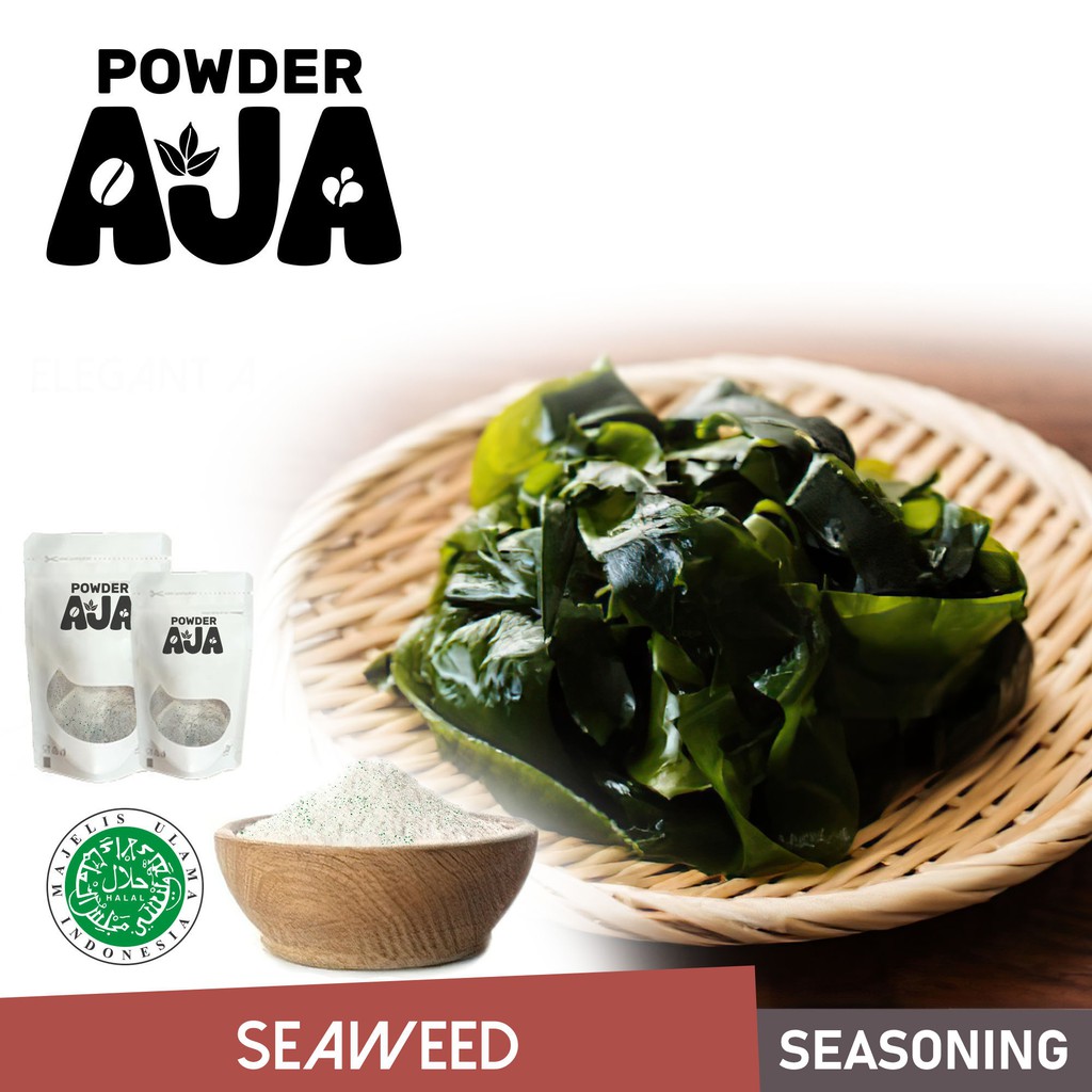 

POWDER AJA - 500GR BUMBU TABUR SERBAGUNA RASA RUMPUT LAUT/SEAWEED