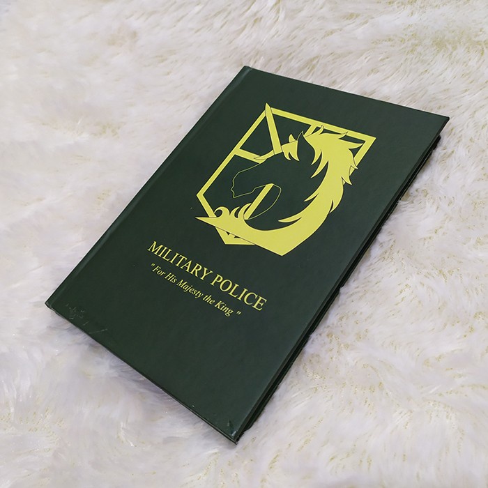 

[RESTOCK] Notebook Attack on Titans - 100lbr, A5, hardcover - Military