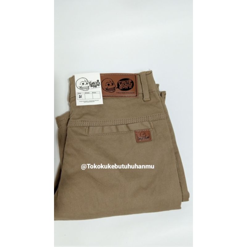 Celana Pria Chino/chinos  Panjang Cheap Monday celana laki laki termurah