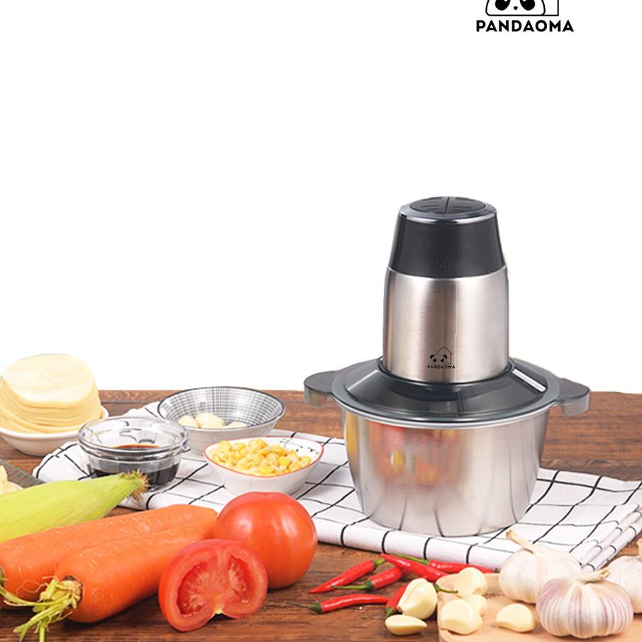 Gold Promo Pandaoma Food Chopper Blender Daging Mesin Penggiling Daging Sayur 2L 5.5 Brand/[COD]/5.5