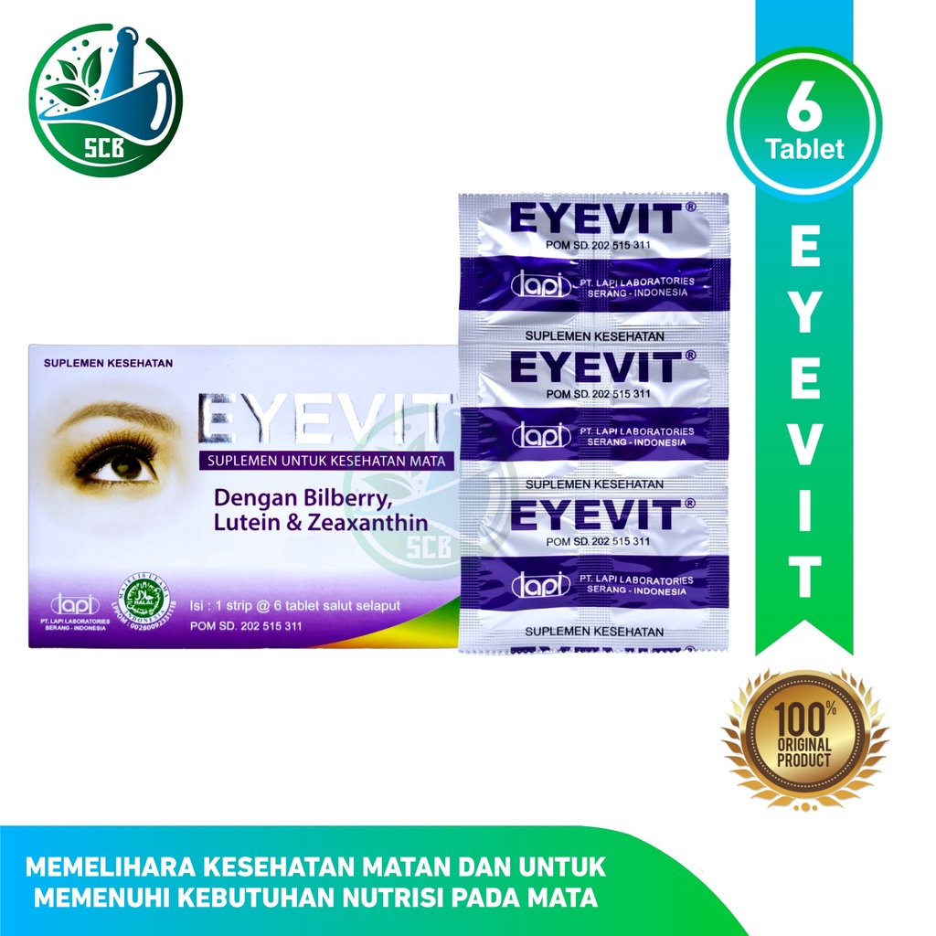 Eyevit Vitamin Mata Per Strip - Eyefit Suplemen Kesehatan Mata