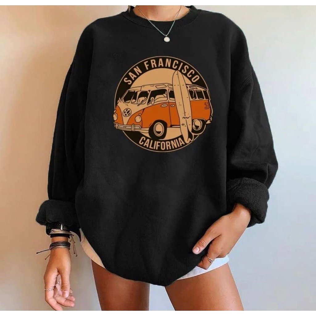 Sweater Oversize Wanita San Francisco California