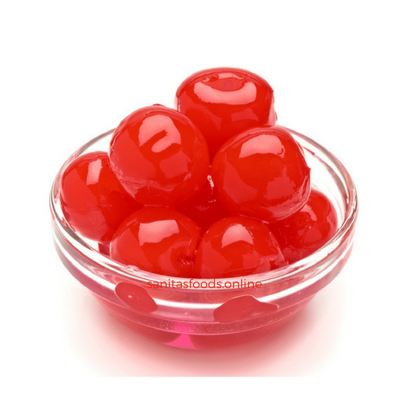 

Cherry Merah Tanpa Tangkai Curah 500g