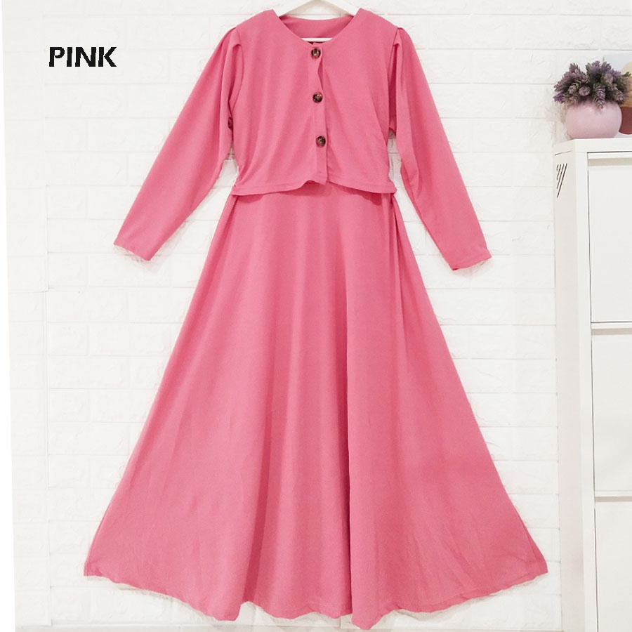 CARLINA GAMIS PEPLUM ROMPI KANCING