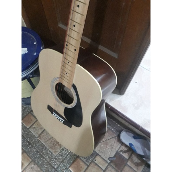 gitar akustik yamaha jumbo tanam besi-4