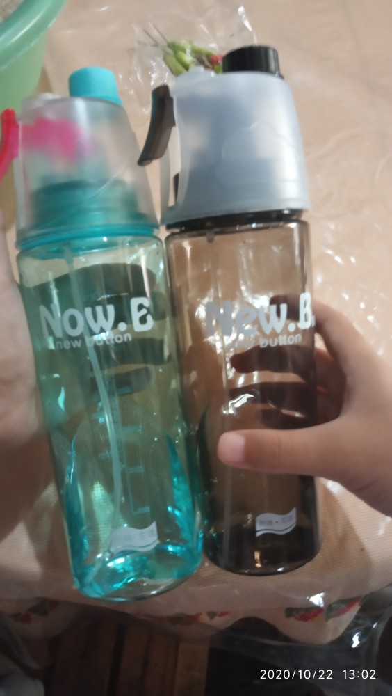 Botol Minum Spray - Bottle Water Drink Sport Sprayer 2in1 Bisa Semprot Kapasitas 600 Ml