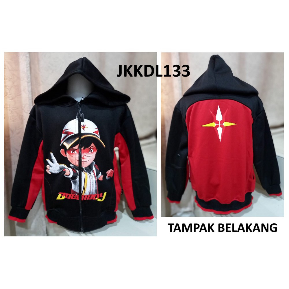 Jaket Anak Cowok Motif Boboiboy - Jaket Anak Laki Boboiboy - Jaket Anak Boboiboy