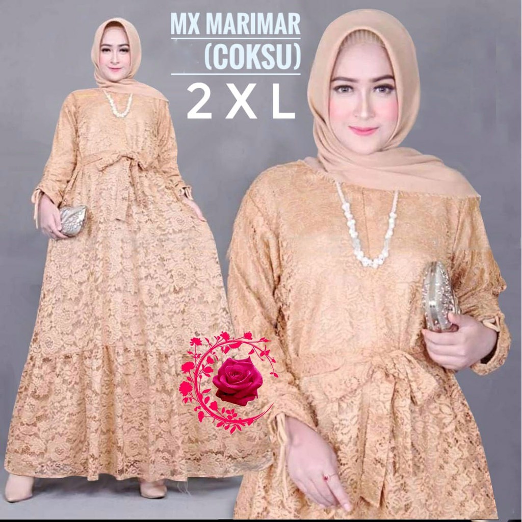 MX MARIMAR 3XL 2XL ORIGINAL GAMIS BRUKAT IMPORT /  BAJU PESTA GOOD QUALITY