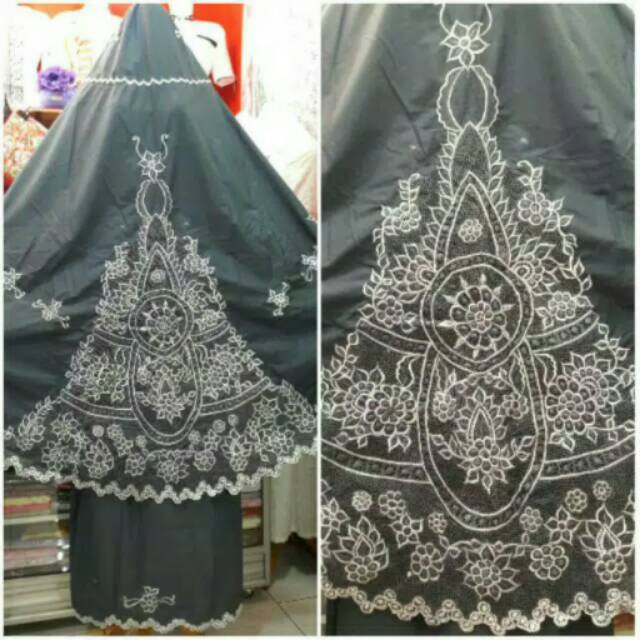 Mukena Bordir Bukittinggi Bahan Katun