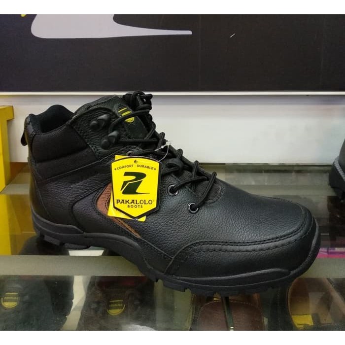 Sepatu Kulit Pakalolo N68981 - Black