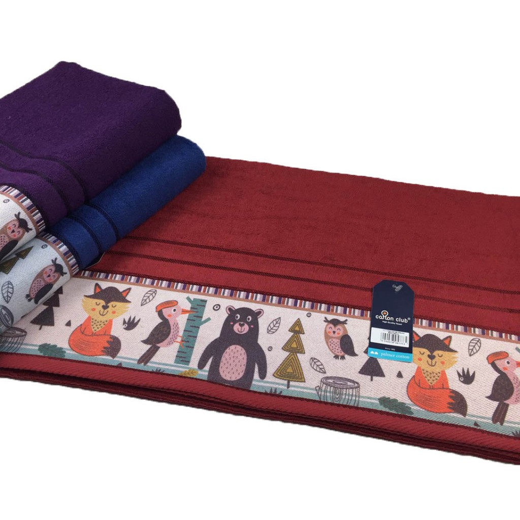 RC Cotton Club Terry Palmer  Handuk Mandi Dewasa Jumbo Ukuran 70x135cm Handuk Garis Polos Salur Berkualitas Harga Terjangkau