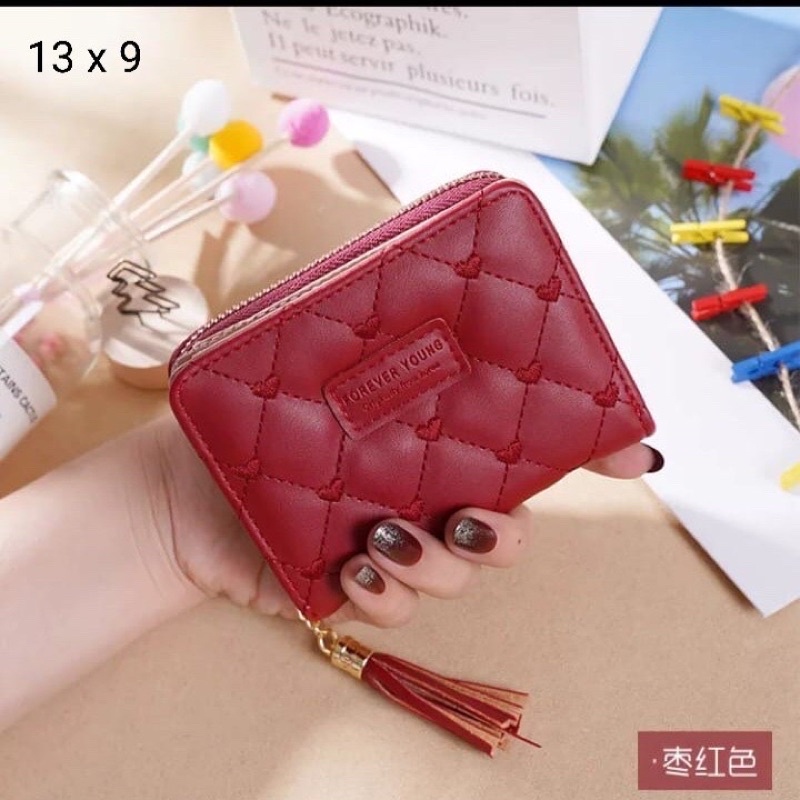 Lily wallet dompet lipat dompet koin dompet love mini small wallet