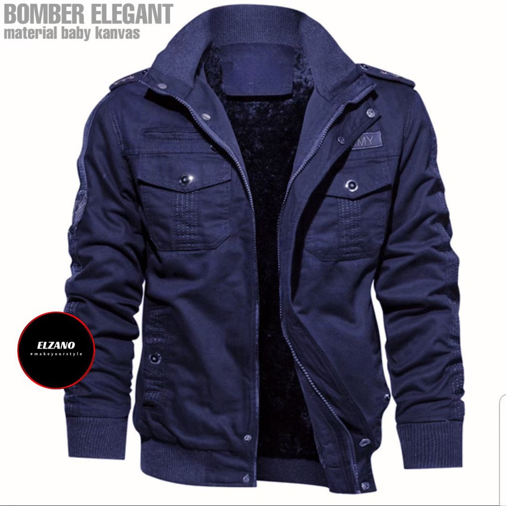 Public - Bomber Elegant - Jaket Bomber Pria