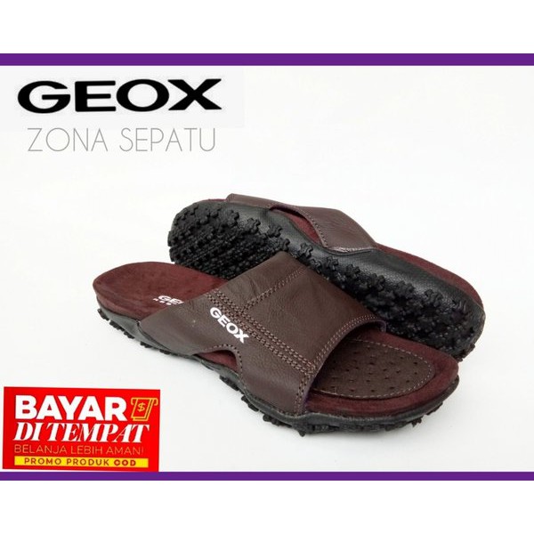Jual Sandal geox jepit - sandal kulit - sandal kulit asli geox respira Murah