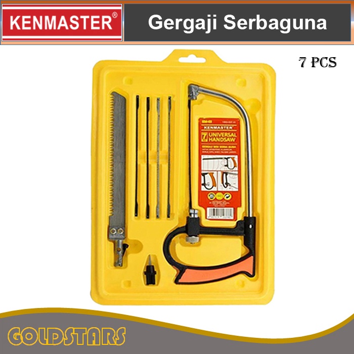 Gergaji Multifungsi 7 pcs Kenmaster Geragi Kayu Besi Pipa Mini Set