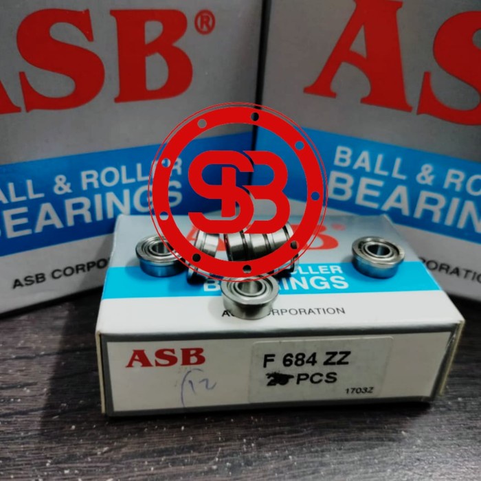 Bearing / Laker / Laher F 684 ZZ ASB