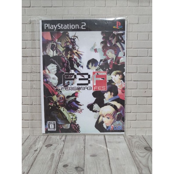 CD DVD KASET ORIGINAL PS2 Persona 3 FES  Jpn Bahasa Jepang