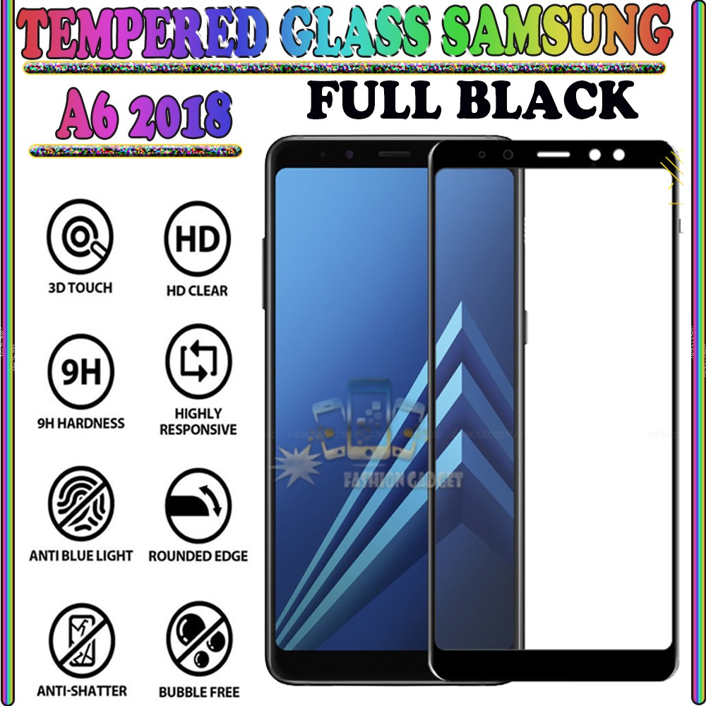 TEMPERED GLASS SAMSUNG A520 SAMSUNG A5 2017 SAMSUNG A6 2018 SAMSUNG A6 PLUS 2018 SAMSUNG A7 2018 ANTI GORES KACA TEMPER GLASS