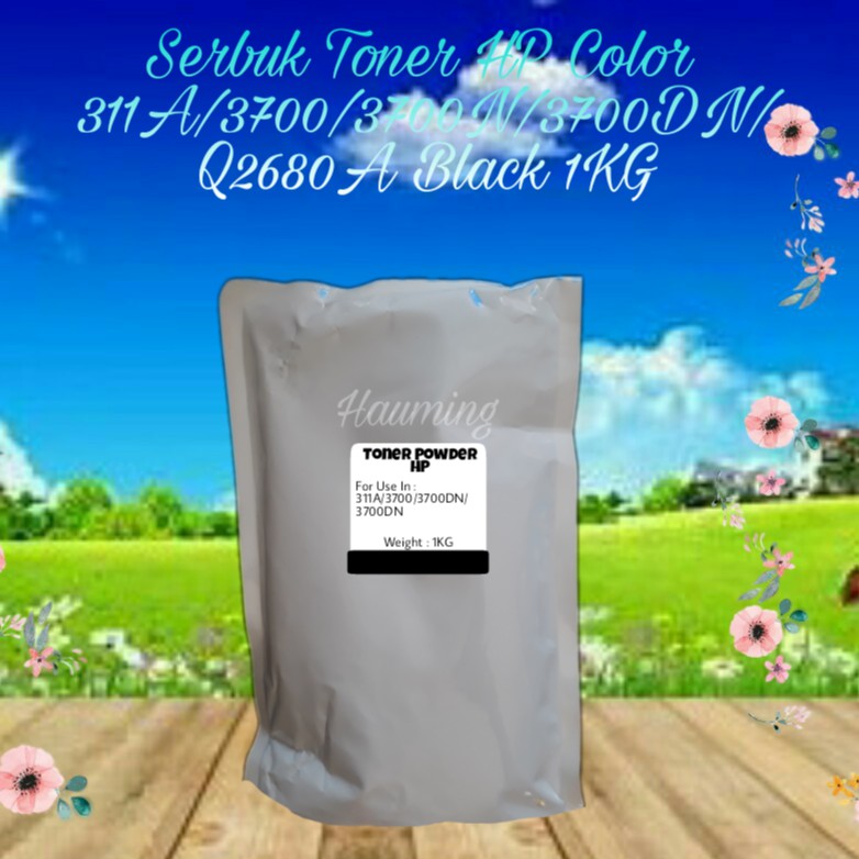 Serbuk Toner Refill Powder Bubuk HP 311A 3700 3700n 3700dn 3700dtn 3700tn Q2680A Black 1kg