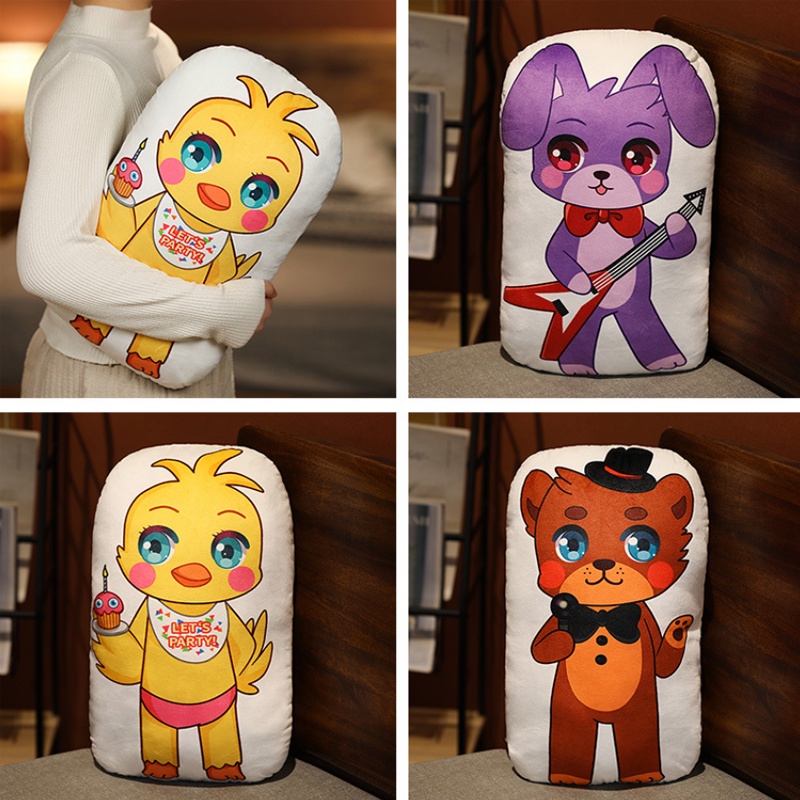 Foxy Chica Bonnie Nights Freddy's Five At Bantal Boneka Mainan Hewan Lembut Mewah