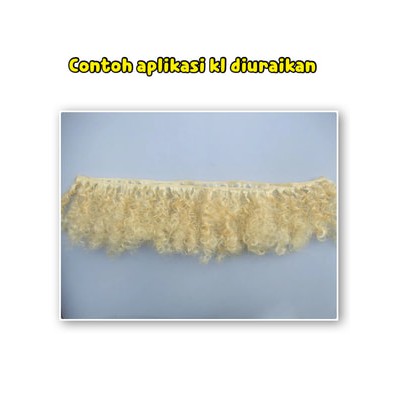 Rambut boneka bjd hair long hair rambut palsu boneka