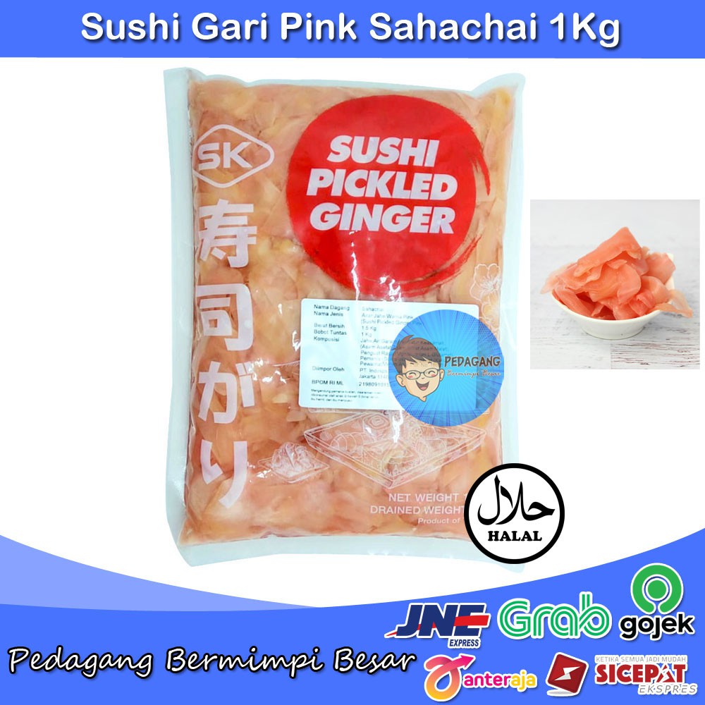 Sushi Gari Pink Sahachai 1Kg | Sushi Gari | Acar Jahe