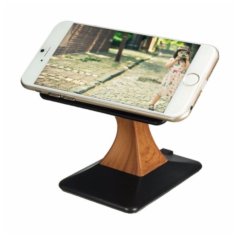 Phone Holder / Stand Holder Handphone Universal / Dudukan HP – Kayu