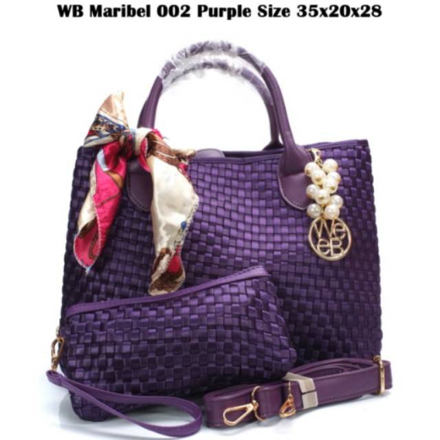 TAS WANITA WEBE 002 SET DOMPET