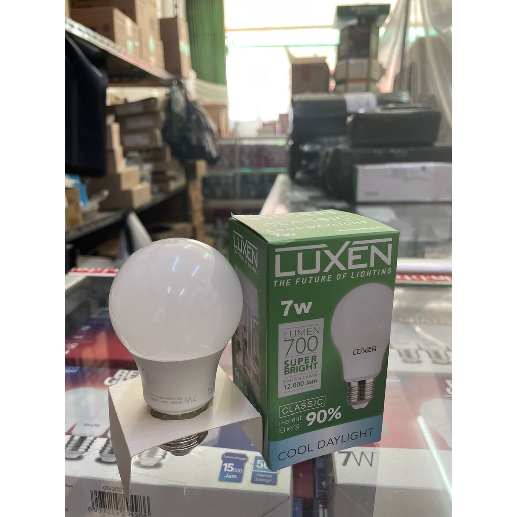 Luxen Lampu Led Bulb 7w Classic Lampu Bohlam 7 Watt 7Watt 7 W