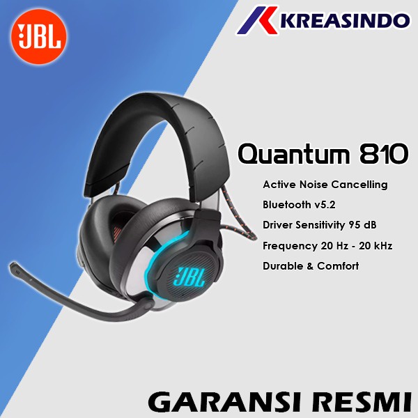 JBL Quantum 810 / Q810 Wireless Bluetooth Headphone ANC Gaming Original