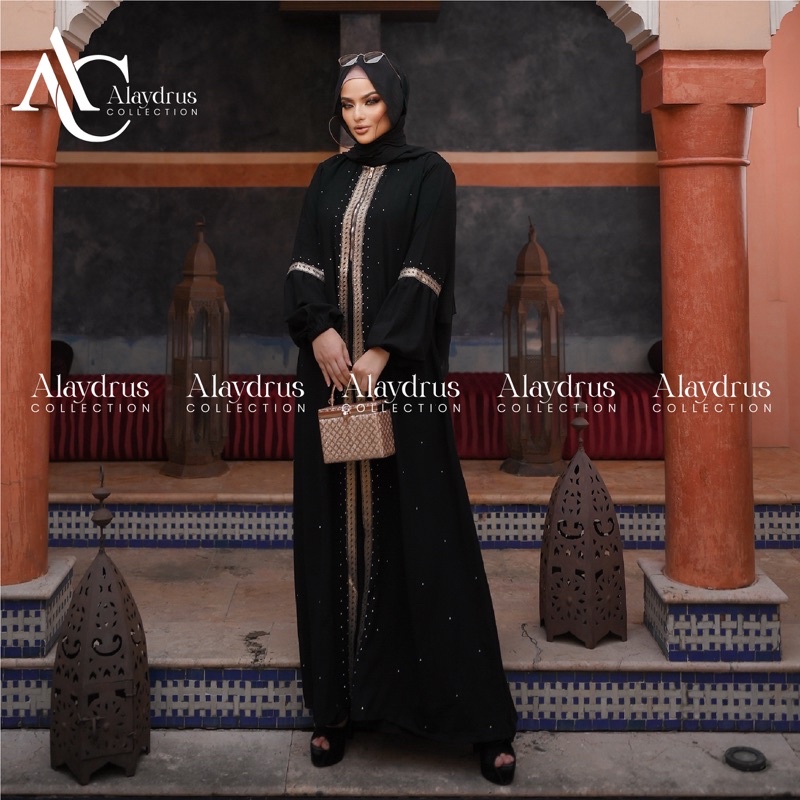 New Abaya Dress Maxi Arab Saudi Bordir Zephy Turki Umroh Dubai Turkey By AlaydrusCollection 824