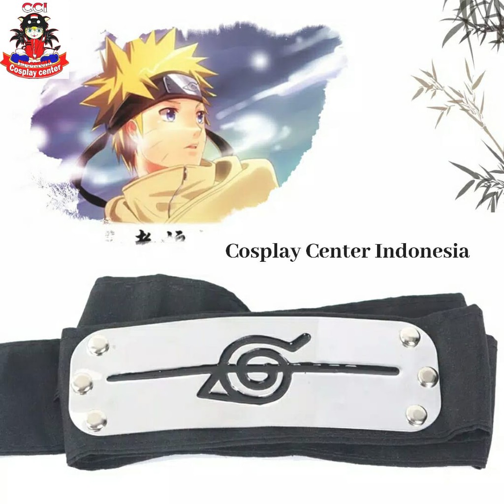 [Bisa COD] HEADBAND ITACHI AKATSUKI ANIME NARUTO (Ikat Kepala Naruto Shippuden Bandana Model Naruto)