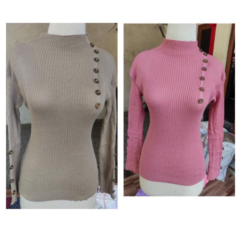 Turtleneck Knit Rajut Premium/ Sweater Rajut Knit/Sweater Rajut Premium/