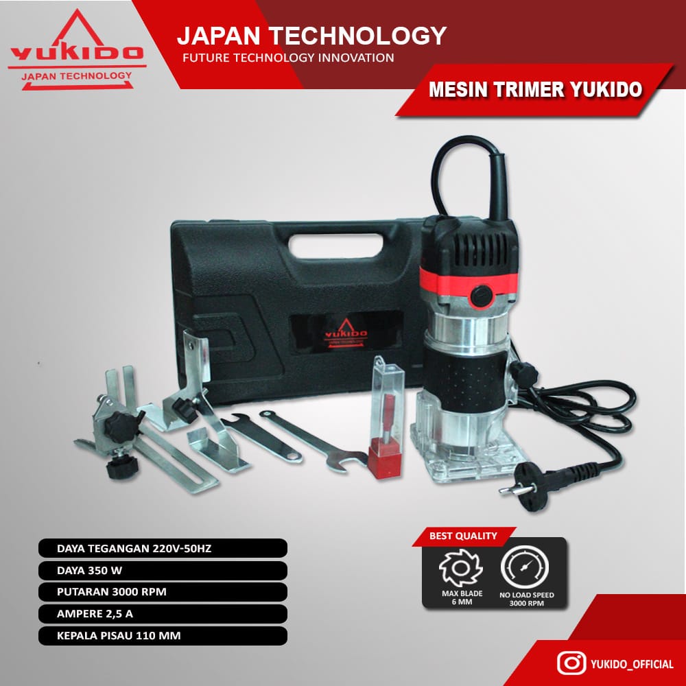 NEW!!!YUKIDO Tool Mesin Profil Kayu Trimmer Router AB-37 parts