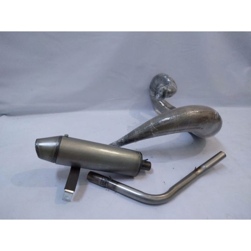 KNALPOT UDANG CUSTOM TRAIL READY UNTUK FIS R/NINJA2TAK/RXKING/SATRIA2TAK/RS