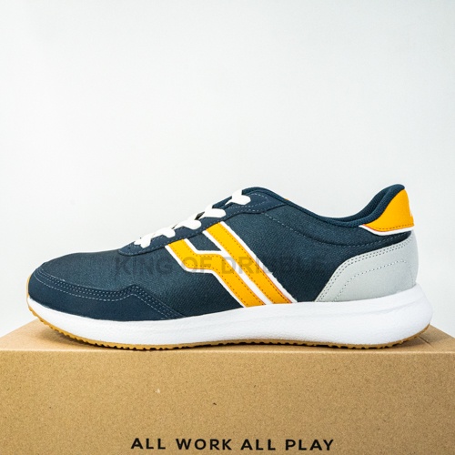 Sepatu Casual Piero City Evo Navy Orange P20872 Original BNIB