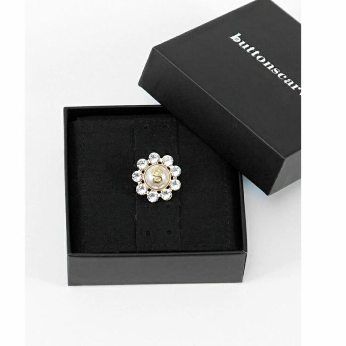 Buttonscarves Hana Brooch In Gold Terlaris