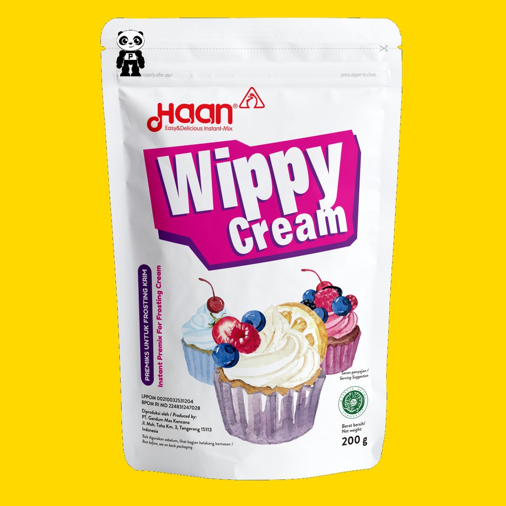 

Haan Wippy Cream 200g Whipped Cream Bubuk Haan Whip Cream