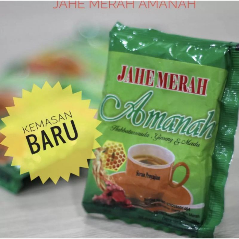 

Minuman Bubuk Instan Jahe 2 renceng jahe amh super amanah @23 g