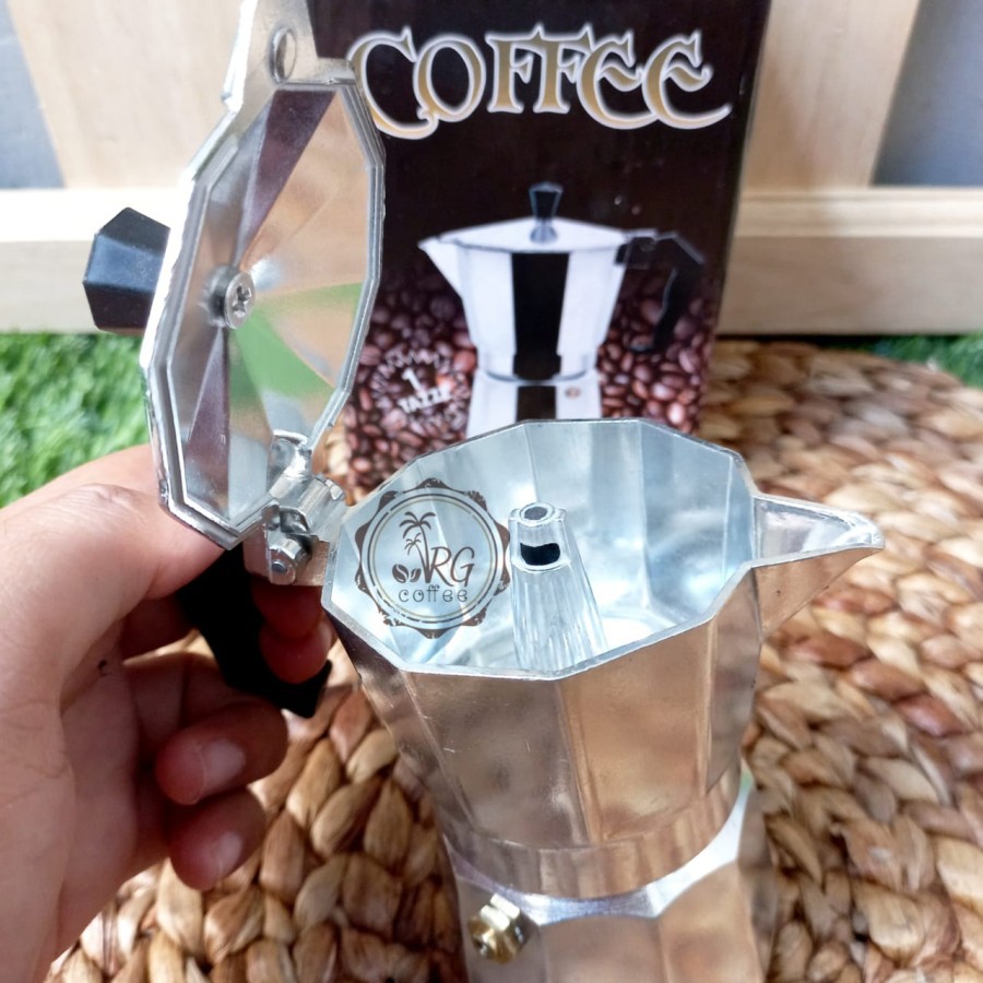 Jual Moka Pot Espresso Coffee Maker Ml Stainless Cups Shopee Indonesia