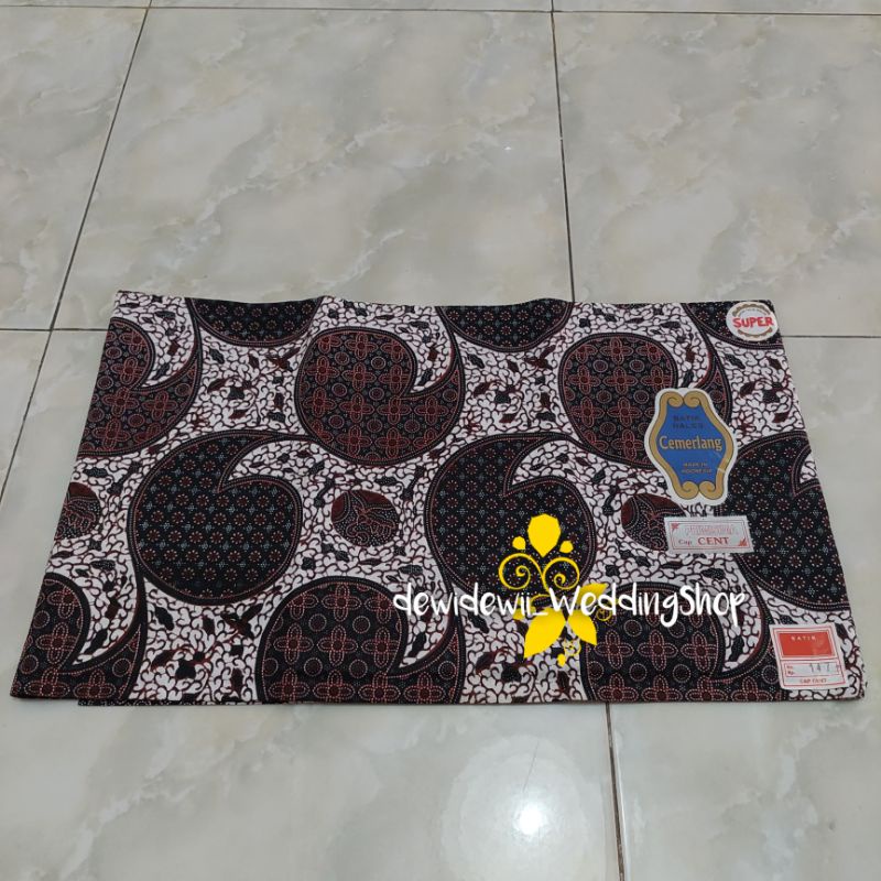 Set Jarik Cewek Cowok + Blangkon, Motif truntum keong