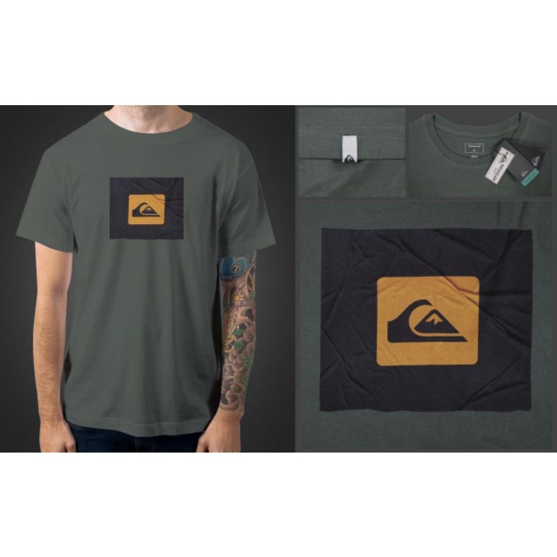 Kaos Surfing QUIKSILVER - Creepycloth | Super Premium | Cotton Combed 30s Reaktif | Kaos Unisex | Ba