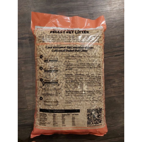 Cottontail Pellet Pet Litter - Wood Cottontail Pellet Pet Litter 5kg